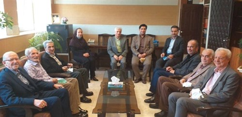 دیدار هیئت مدیره کانون بازنشستگان با مسئولان محترم
